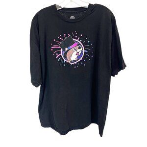 Bucees Happy New Year 2023 Black Graphic Tee Crewneck Short Sleeve - Size 2XL
